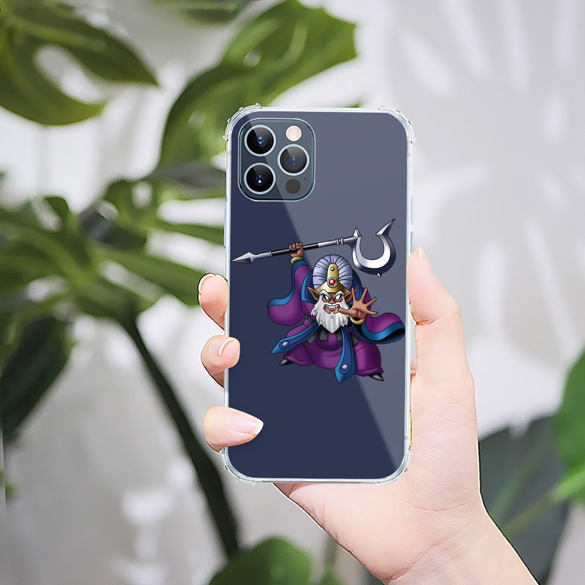 （画像用） ドラゴンクエスト Doragon Kuesuto Dragon Quest 【iPhone 12シリーズ対応】透明スマホケース（クリアソフトケース）